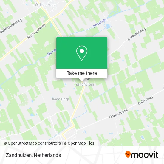 Zandhuizen map