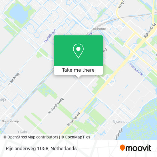 Rijnlanderweg 1058 map