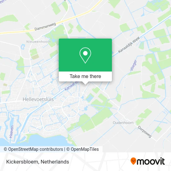 Kickersbloem map