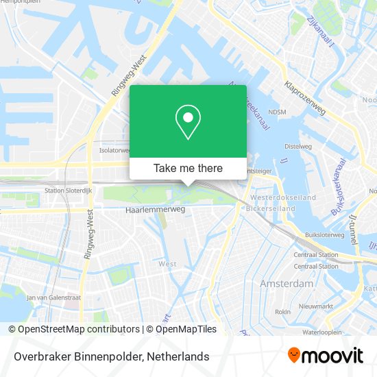 Overbraker Binnenpolder map