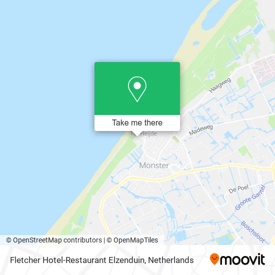Fletcher Hotel-Restaurant Elzenduin map