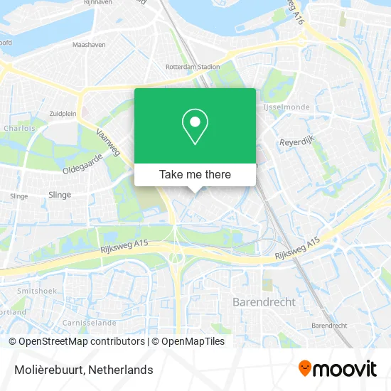 Molièrebuurt map