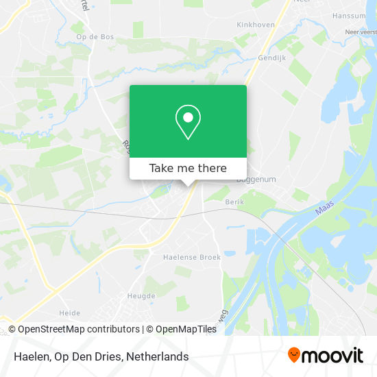 Haelen, Op Den Dries map