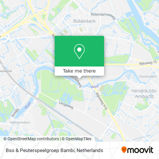 Bso & Peuterspeelgroep Bambi map