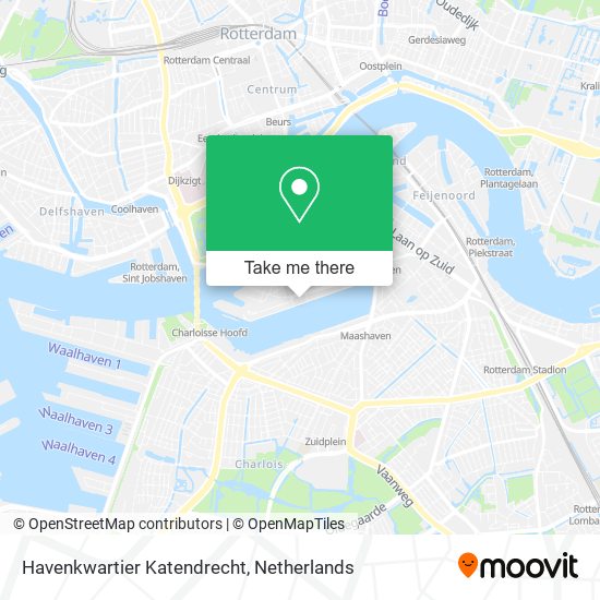 Havenkwartier Katendrecht map