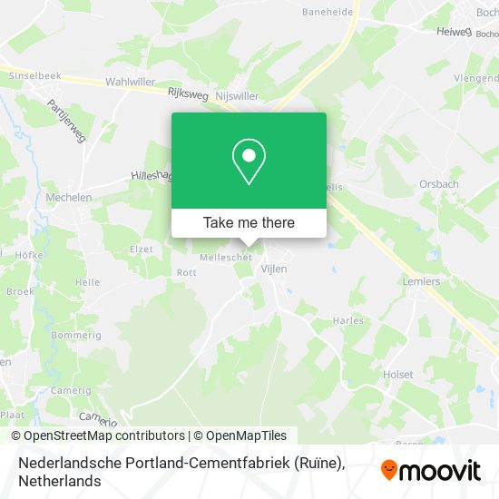 Nederlandsche Portland-Cementfabriek (Ruïne) map