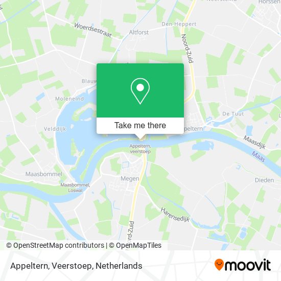 Appeltern, Veerstoep map