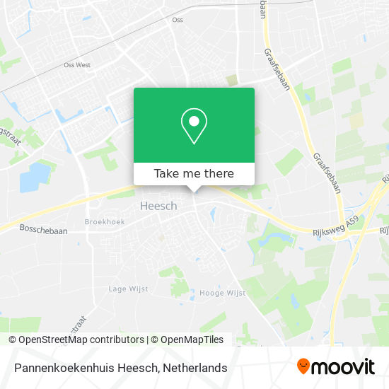 Pannenkoekenhuis Heesch map