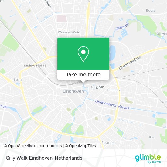 Silly Walk Eindhoven map