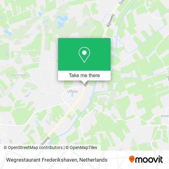 Wegrestaurant Frederikshaven map