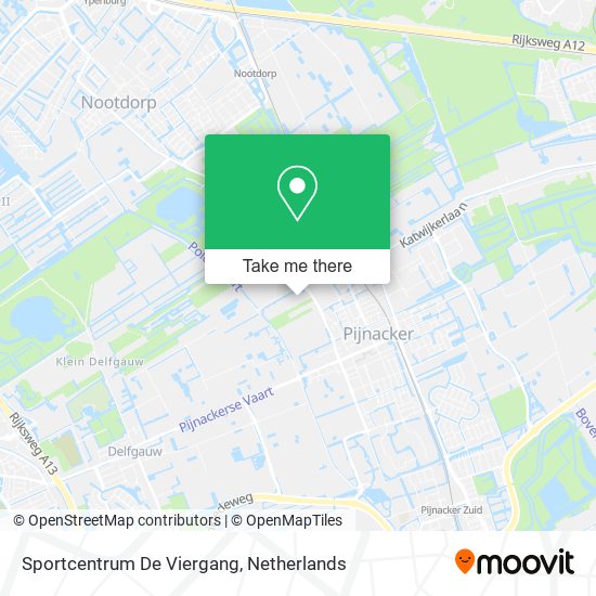 Sportcentrum De Viergang map