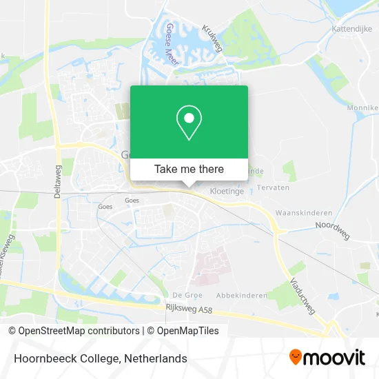 Hoornbeeck College map