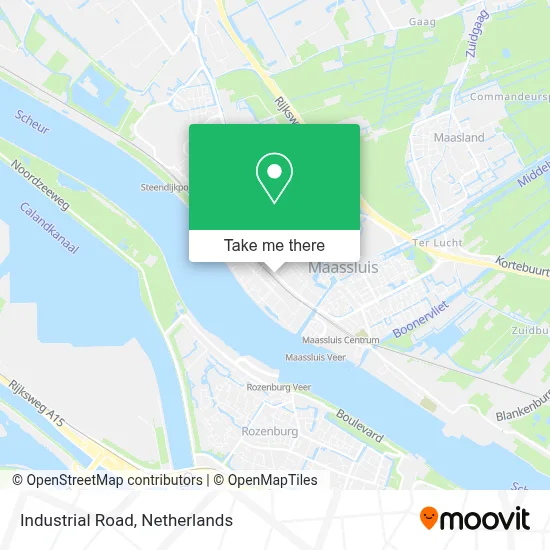 Industrieweg map