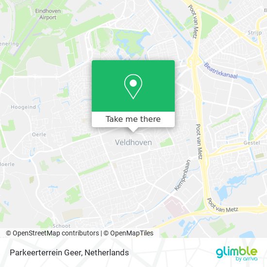 Parkeerterrein Geer Karte