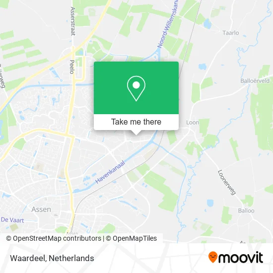 Waardeel map