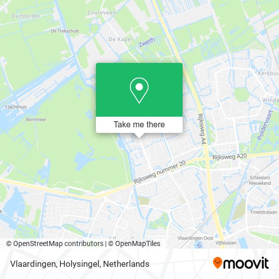 Vlaardingen, Holysingel map