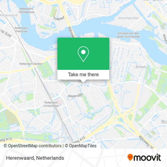 Herenwaard map