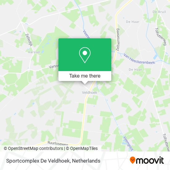 Sportcomplex De Veldhoek map