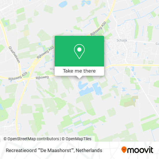 Recreatieoord ""De Maashorst"" Karte