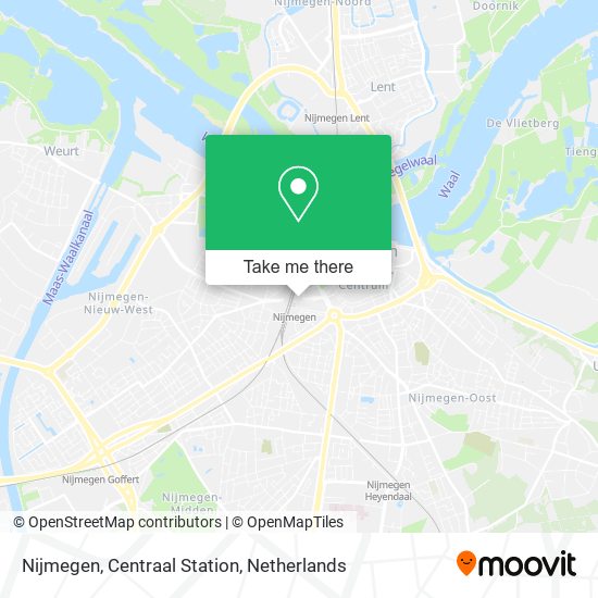 Nijmegen, Centraal Station map