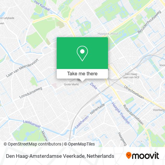 Den Haag-Amsterdamse Veerkade map