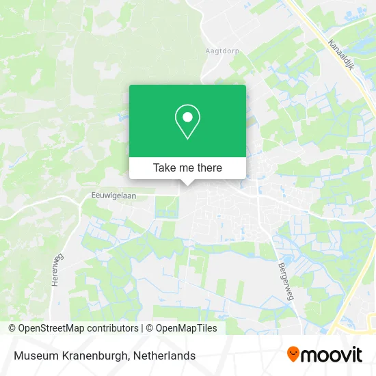 Museum Kranenburgh map