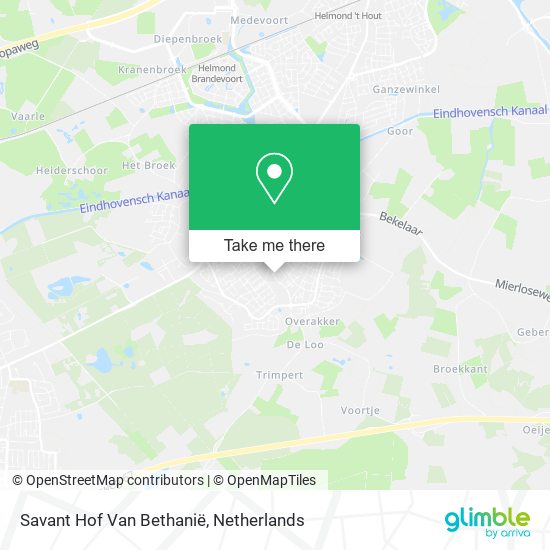 Savant Hof Van Bethanië map