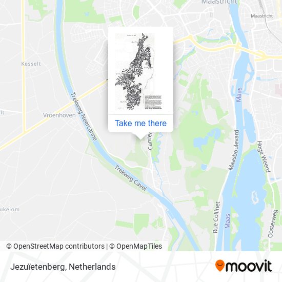Jezuïetenberg Karte