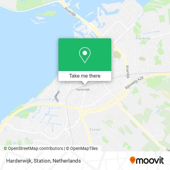 Harderwijk, Station map