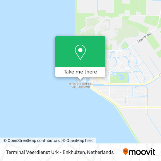 Terminal Veerdienst Urk - Enkhuizen map