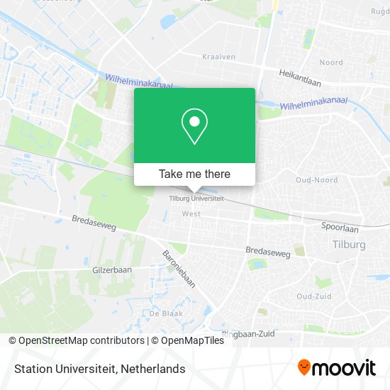 Station Universiteit map