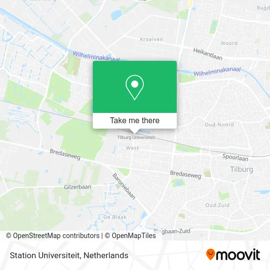 Station Universiteit map