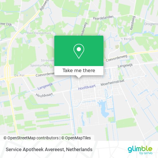 Service Apotheek Avereest map