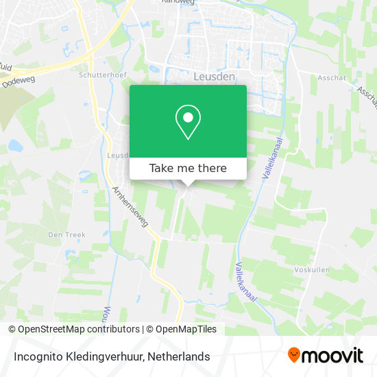 Incognito Kledingverhuur map