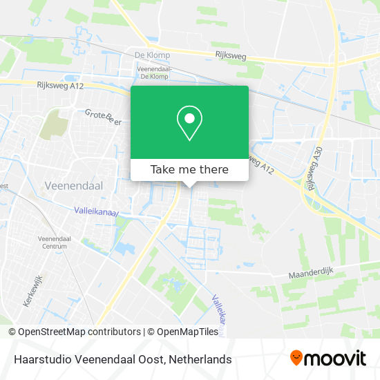 Haarstudio Veenendaal Oost map