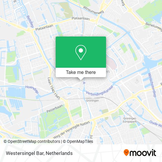 Westersingel Bar map