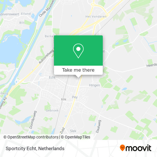 Sportcity Echt map