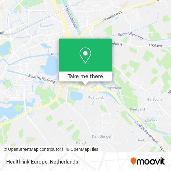 Healthlink Europe map