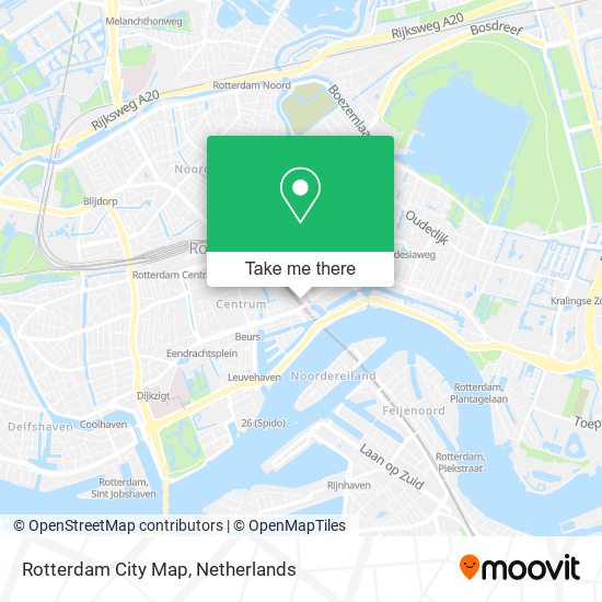 Rotterdam City Map map