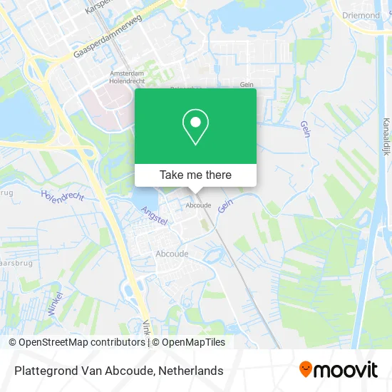 Plattegrond Van Abcoude map