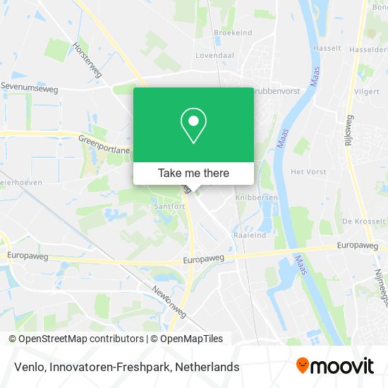 Venlo, Innovatoren-Freshpark map