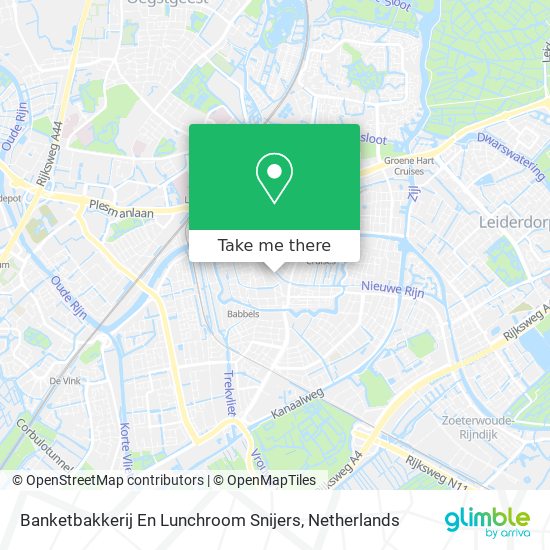 Banketbakkerij En Lunchroom Snijers map