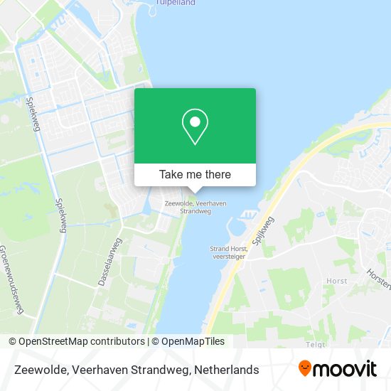 Zeewolde, Veerhaven Strandweg map