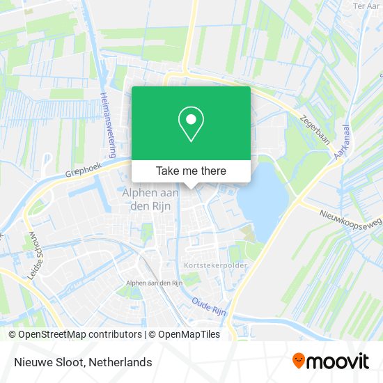 Nieuwe Sloot map