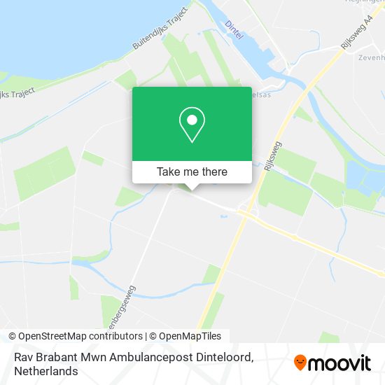 Rav Brabant Mwn Ambulancepost Dinteloord map