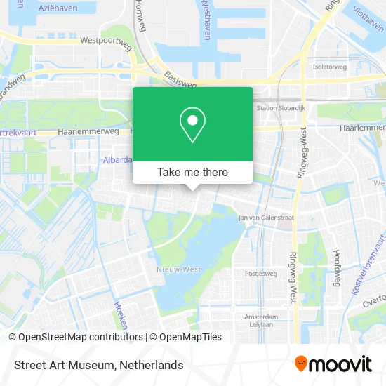 Street Art Museum map