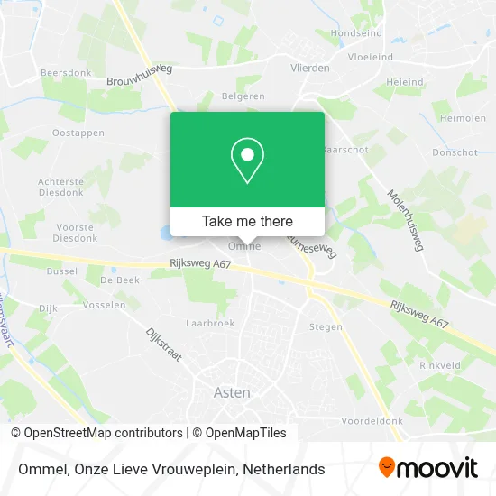 Ommel, Onze Lieve Vrouweplein Karte
