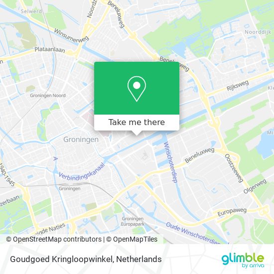 Goudgoed Kringloopwinkel map