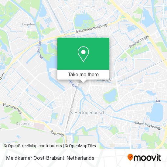 Meldkamer Oost-Brabant map