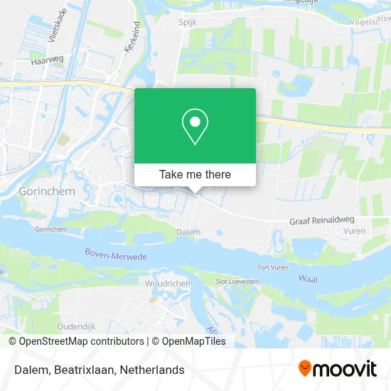 Dalem, Beatrixlaan map